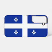 Samsung Galaxy S22 Fallflagge von Quebec Hülle (Rückseite (Horizontal))
