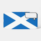 Samsung Galaxy S22 Fallflagge von Schottland Hülle (Rückseite (Horizontal))