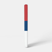 Samsung Galaxy S22 Fallflagge von Serbien Hülle (Linke Seite)