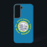 Samsung Galaxy S22 Fallflagge von South Dakota Samsung Galaxy Hülle<br><div class="desc">Mit unserem exklusiven Handy-Cover unter der Flagge von South Dakota verwandeln Sie Ihre Samsung Galaxy S22 in ein Symbol des South Dakota Stolzes! Mit viel Liebe zum Detail gestaltet, zelebriert dieses Handy Süddakotas reiche Geschichte und kulturellen Stolz. Das Design zeichnet sich durch die Staatsflagge aus und zeigt das Große Siegel...</div>