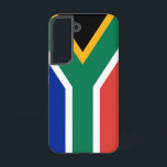 Samsung Galaxy S22 Fallflagge von Südafrika Hülle<br><div class="desc">Mit dem exklusiven Samsung Galaxy S22 Cover mit Südafrikanischer Flagge fügen Sie Ihrem Handy-Accessoires eine lebendige Touch Südafrikas hinzu! Dieses Handy wurde mit viel Liebe zum Detail entworfen und ist mehr als nur funktional, es ist eine Feier des südafrikanischen Erbes und des kulturellen Stolzes. Das kühne Design zeigt stolz die...</div>
