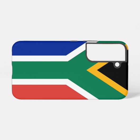 Samsung Galaxy S22 Fallflagge von Südafrika Hülle (Rückseite (Horizontal))