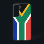 Samsung Galaxy S22 Fallflagge von Südafrika Samsung Galaxy Hülle<br><div class="desc">Mit dem exklusiven Samsung Galaxy S22 Cover mit Südafrikanischer Flagge fügen Sie Ihrem Handy-Accessoires eine lebendige Touch Südafrikas hinzu! Dieses Handy wurde mit viel Liebe zum Detail entworfen und ist mehr als nur funktional, es ist eine Feier des südafrikanischen Erbes und des kulturellen Stolzes. Das kühne Design zeigt stolz die...</div>