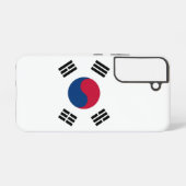 Samsung Galaxy S22 Fallflagge von Südkorea Hülle (Rückseite (Horizontal))