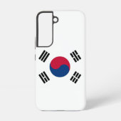 Samsung Galaxy S22 Fallflagge von Südkorea Samsung Galaxy Hülle (Rückseite)