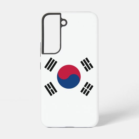 Samsung Galaxy S22 Fallflagge von Südkorea Samsung Galaxy Hülle (Rückseite)