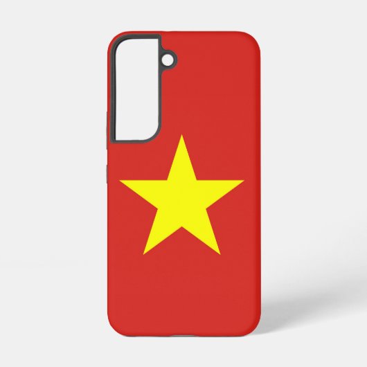 Samsung Galaxy S22 Fallflagge von Vietnam Hülle (Rückseite)