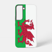 Samsung Galaxy S22 Fallflagge von Wales Hülle (Rückseite)