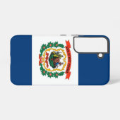 Samsung Galaxy S22 Fallflagge von West Virginia Hülle (Rückseite (Horizontal))