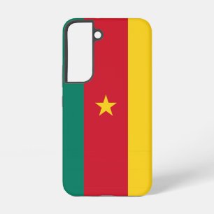 Samsung Galaxy S22 Hülle Flagge von Kamerun