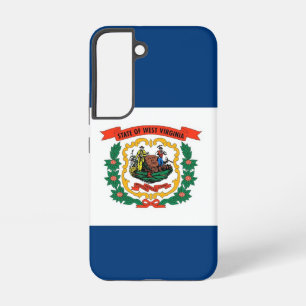 Samsung Galaxy S22 Hülle Flagge von West Virginia