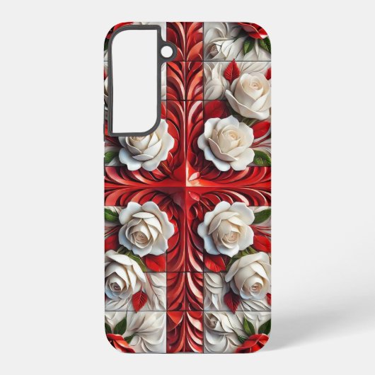 Samsung Galaxy S22 Plus Case - Englische Rose Hülle (Rückseite)