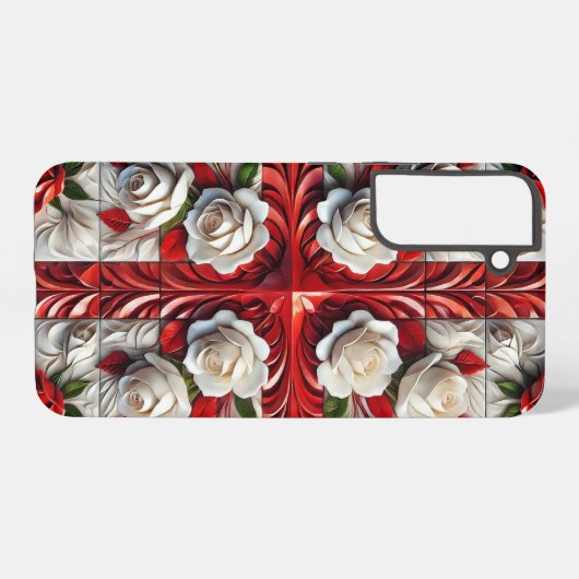 Samsung Galaxy S22 Plus Case - Englische Rose Samsung Galaxy Hülle (Rückseite (Horizontal))