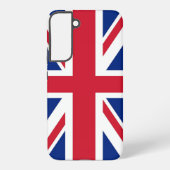 Samsung Galaxy S22 Plus Case Flag in Großbritannie Hülle (Rückseite)