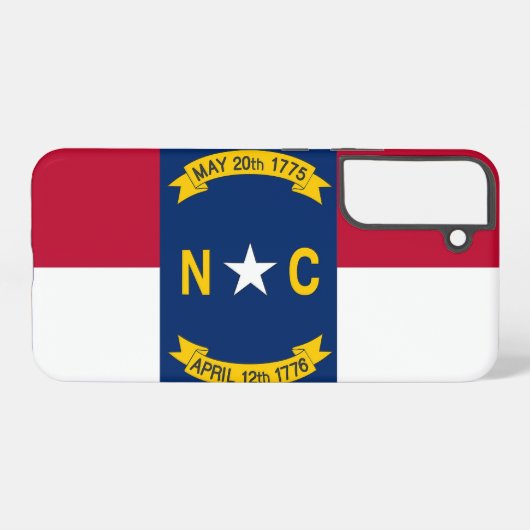 Samsung Galaxy S22 Plus Case Flag North Carolina Samsung Galaxy Hülle (Rückseite (Horizontal))