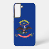 Samsung Galaxy S22 Plus Case Flag North Dakota Samsung Galaxy Hülle (Rückseite)
