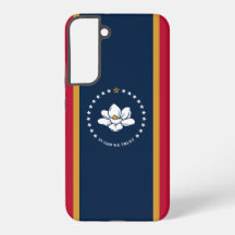 Samsung Galaxy S22 Plus Case Flag of Mississippi