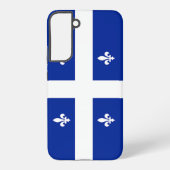 Samsung Galaxy S22 Plus Case Flag of Quebec Hülle (Rückseite)