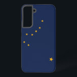 Samsung Galaxy S22 Plus Case Flag von Alaska, USA Samsung Galaxy Hülle<br><div class="desc">Genießen Sie die Touch des Alaskan Stolzes mit unserem exklusiven Cover mit Alaska! Mit viel Liebe zum Detail gestaltet, zeigt dieses Cover stolz das ikonische Design der Alaskan Fahne. Die Fahne zeigt acht Goldsterne in Form des Großen Wagen und des Nordsterns auf einem dunkelblauen Feld und symbolisiert Alaskas Lage als...</div>