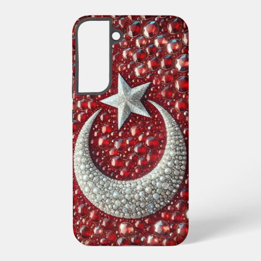 Samsung Galaxy S22 Plus Case Turkiye Farben Hülle (Rückseite)