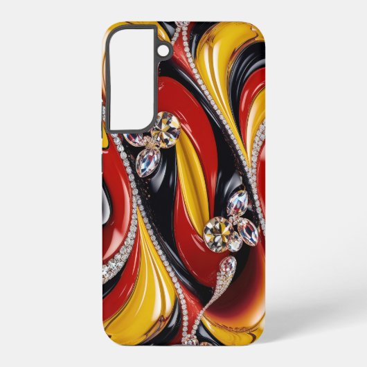 Samsung Galaxy S22 Plus Fall Belgische Farben Hülle (Rückseite)