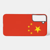 Samsung Galaxy S22 Plus Fallflagge der China Hülle (Rückseite (Horizontal))