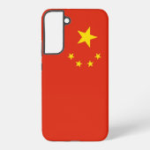Samsung Galaxy S22 Plus Fallflagge der China Samsung Galaxy Hülle (Rückseite)