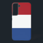 Samsung Galaxy S22 Plus Fallflagge der Niederlande Hülle<br><div class="desc">Die Samsung S22 Plus Cover mit der niederländischen Flagge, die den Schutz mit der Feier des holländischen Erbes verbinden soll. Dieses Cover wurde mit viel Liebe zum Detail gestaltet und zeigt stolz die ikonische Trifarbe Rot, Weiß und Blau, die die Geschichte, Kultur und nationale Identität der Niederlande symbolisiert. Egal, ob...</div>