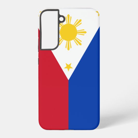 Samsung Galaxy S22 Plus Fallflagge der Philippinen Hülle (Rückseite)