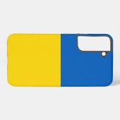 Samsung Galaxy S22 Plus Fallflagge der Ukraine Samsung Galaxy Hülle (Rückseite (Horizontal))
