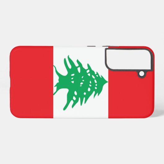 Samsung Galaxy S22 Plus Fallflagge des Libanon Samsung Galaxy Hülle (Rückseite (Horizontal))