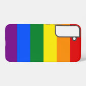 Samsung Galaxy S22 Plus Fallflagge für LGBT Hülle (Rückseite (Horizontal))