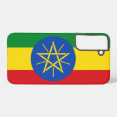 Samsung Galaxy S22 Plus Fallflagge in Äthiopien Samsung Galaxy Hülle (Rückseite (Horizontal))