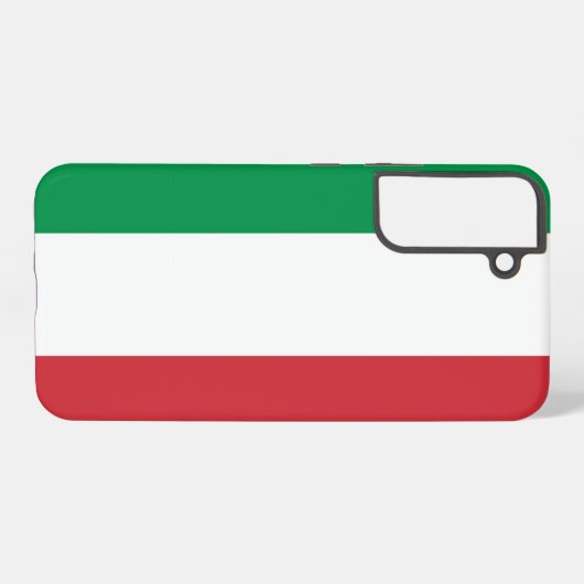 Samsung Galaxy S22 Plus Fallflagge (Italien) Hülle (Rückseite (Horizontal))