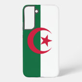 Samsung Galaxy S22 Plus Fallflagge von Algerien Samsung Galaxy Hülle (Rückseite)
