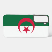 Samsung Galaxy S22 Plus Fallflagge von Algerien Samsung Galaxy Hülle (Rückseite (Horizontal))