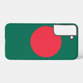 Samsung Galaxy S22 Plus Fallflagge von Bangladesch Hülle (Rückseite (Horizontal))