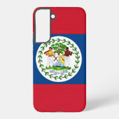 Samsung Galaxy S22 Plus Fallflagge von Belize Hülle (Rückseite)