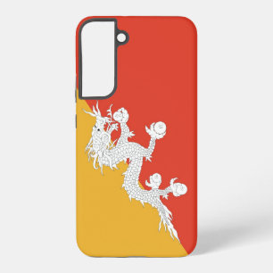 Samsung Galaxy S22 Plus Fallflagge von Bhutan Hülle