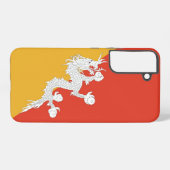 Samsung Galaxy S22 Plus Fallflagge von Bhutan Hülle (Rückseite (Horizontal))