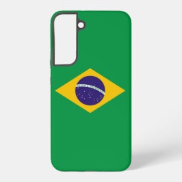 Samsung Galaxy S22 Plus Fallflagge von Brasilien Samsung Galaxy Hülle