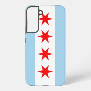 Samsung Galaxy S22 Plus Fallflagge von Chicago Hülle