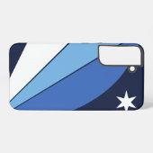 Samsung Galaxy S22 Plus Fallflagge von Columbia, S Hülle (Rückseite (Horizontal))