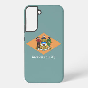 Samsung Galaxy S22 Plus Fallflagge von Delaware Hülle