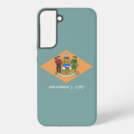 Samsung Galaxy S22 Plus Fallflagge von Delaware Samsung Galaxy Hülle