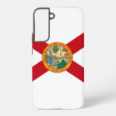Samsung Galaxy S22 Plus Fallflagge von Florida Hülle (Rückseite)