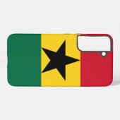 Samsung Galaxy S22 Plus Fallflagge von Ghana Hülle (Rückseite (Horizontal))