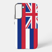 Samsung Galaxy S22 Plus Fallflagge von Hawaii Hülle (Rückseite)