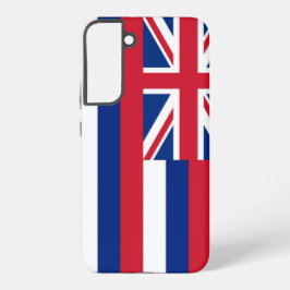 Samsung Galaxy S22 Plus Fallflagge von Hawaii Hülle