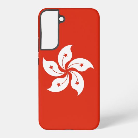 Samsung Galaxy S22 Plus Fallflagge von Hongkong Hülle (Rückseite)